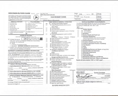 2021 Chevrolet Colorado WT