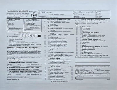 2022 Nissan Pathfinder SL 4WD