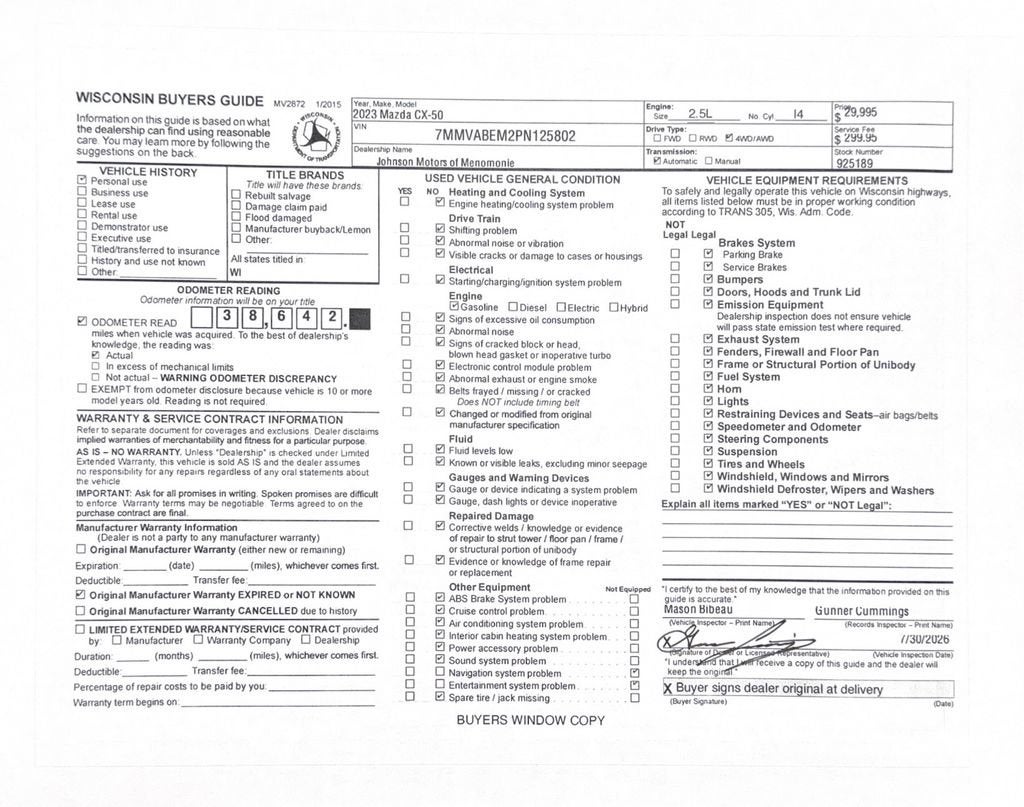 2023 Mazda Mazda CX-50 2.5 S Premium Plus