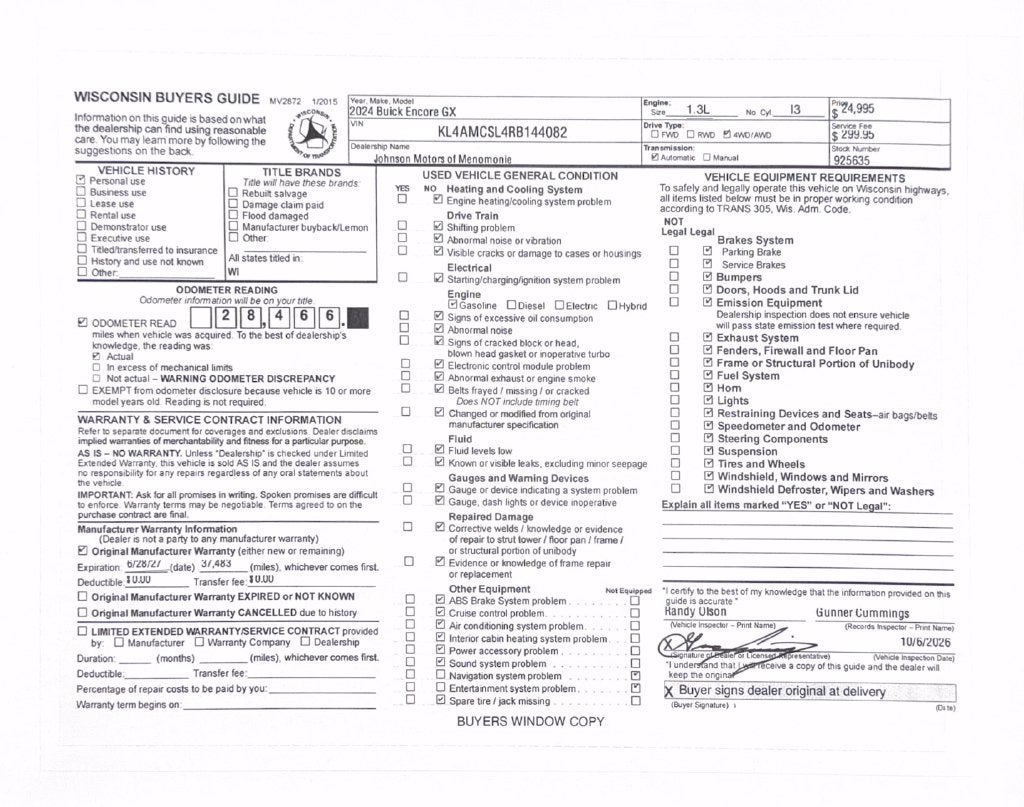 2024 Buick Encore GX Preferred