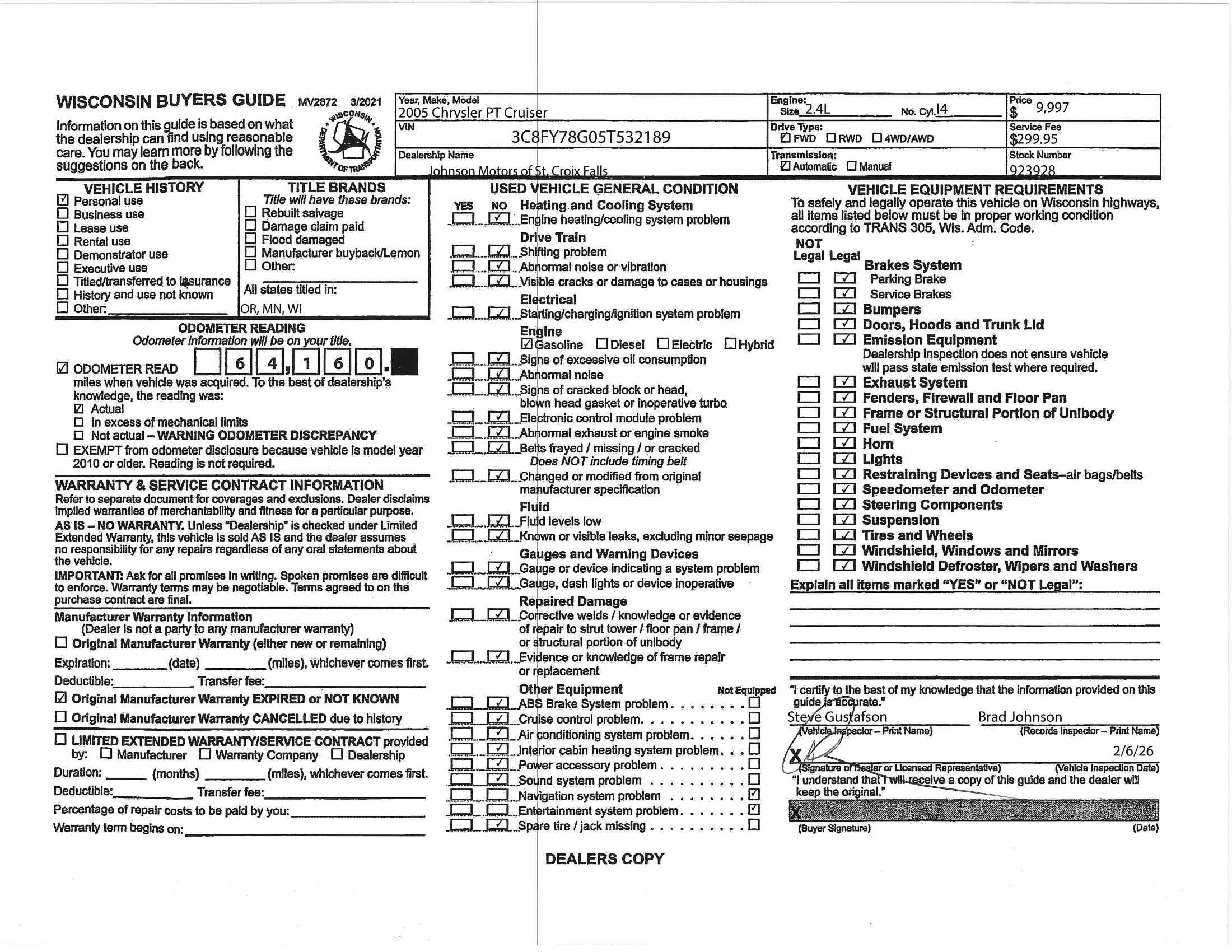 2005 Chrysler PT Cruiser GT