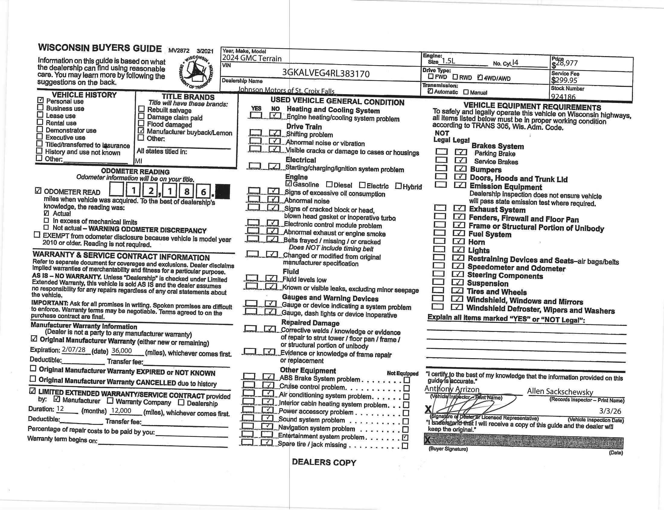 2024 GMC Terrain SLT