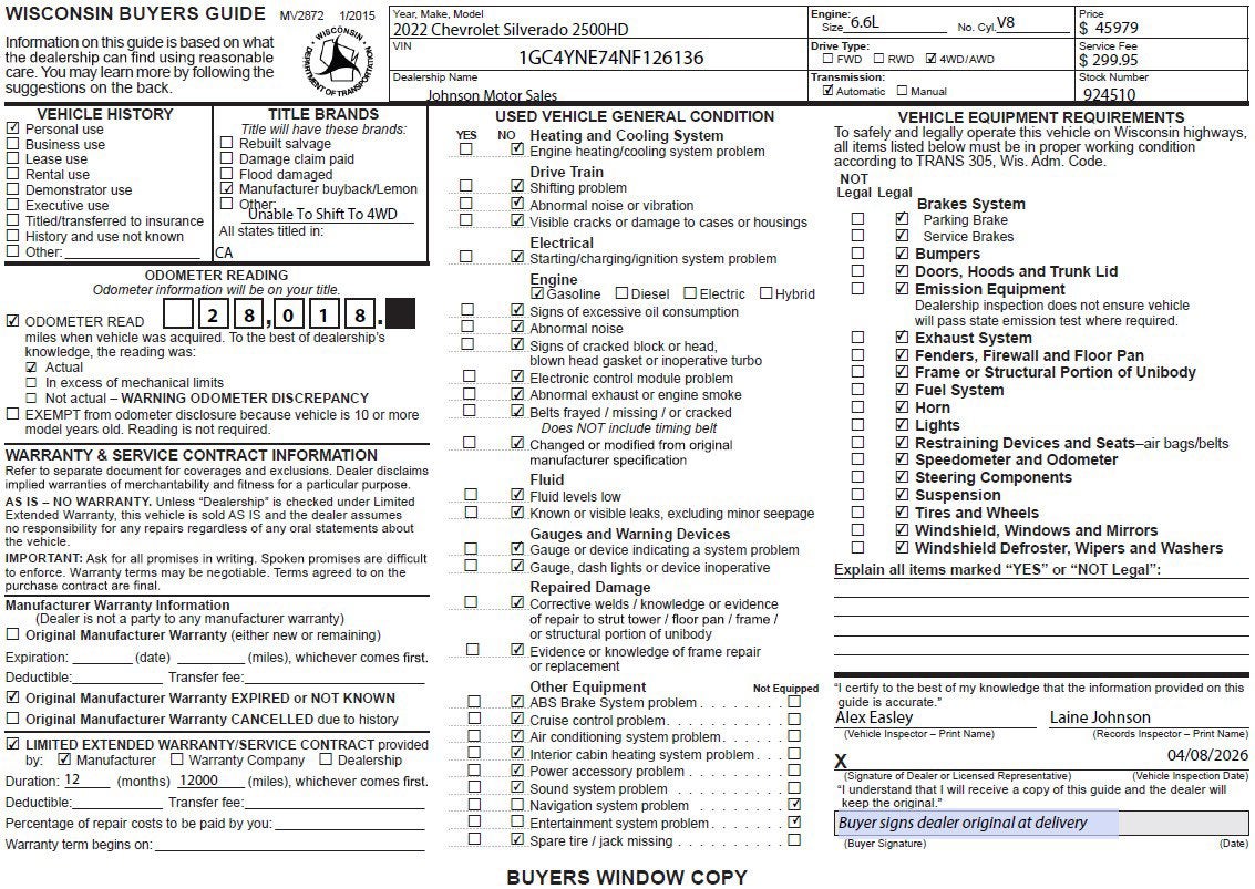 2022 Chevrolet Silverado 2500 HD LT