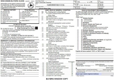 2021 Chevrolet Traverse Premier