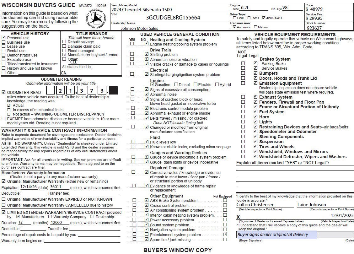 2024 Chevrolet Silverado 1500 LTZ