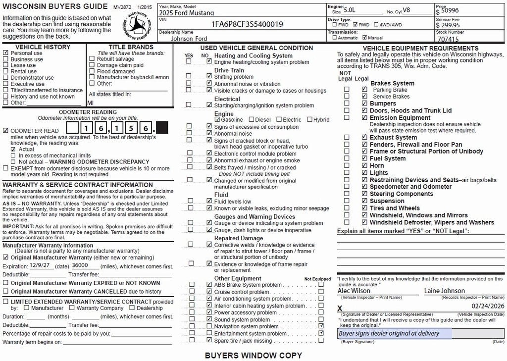 2025 Ford Mustang GT Premium