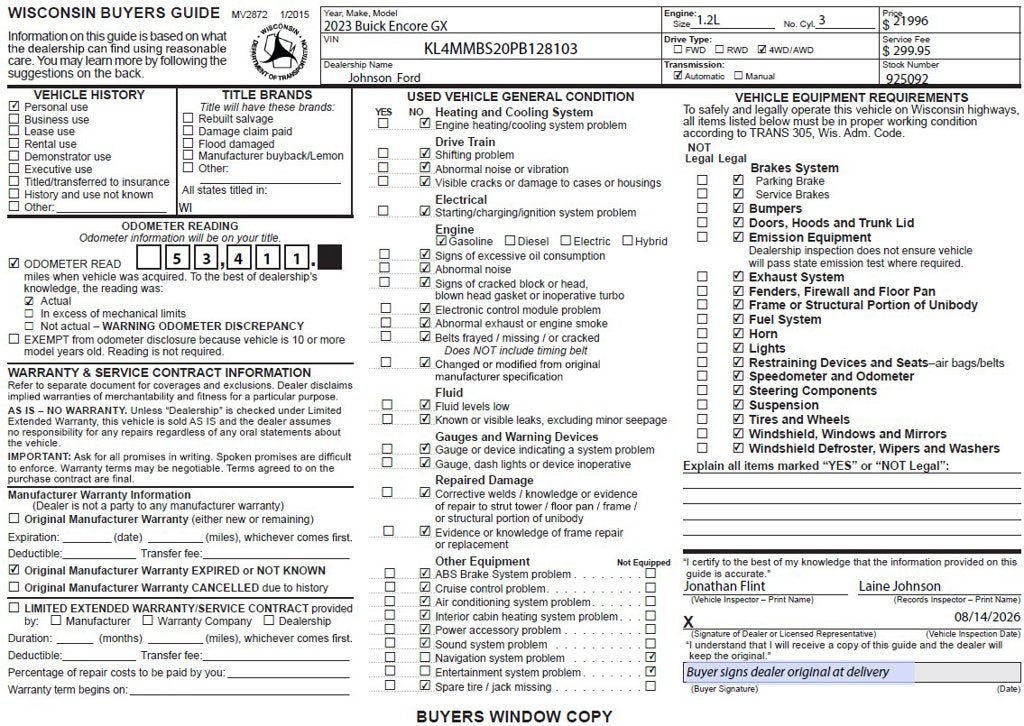 2023 Buick Encore GX Preferred