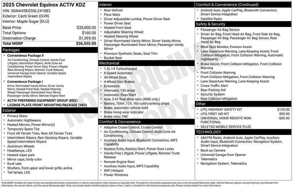 2025 Chevrolet Equinox ACTIV