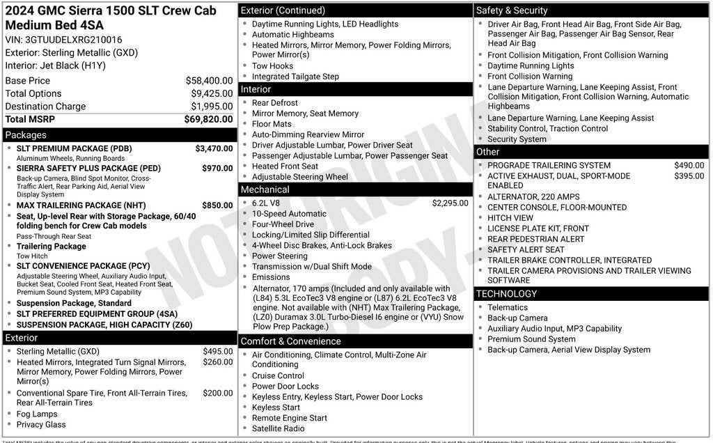 2024 GMC Sierra 1500 SLT